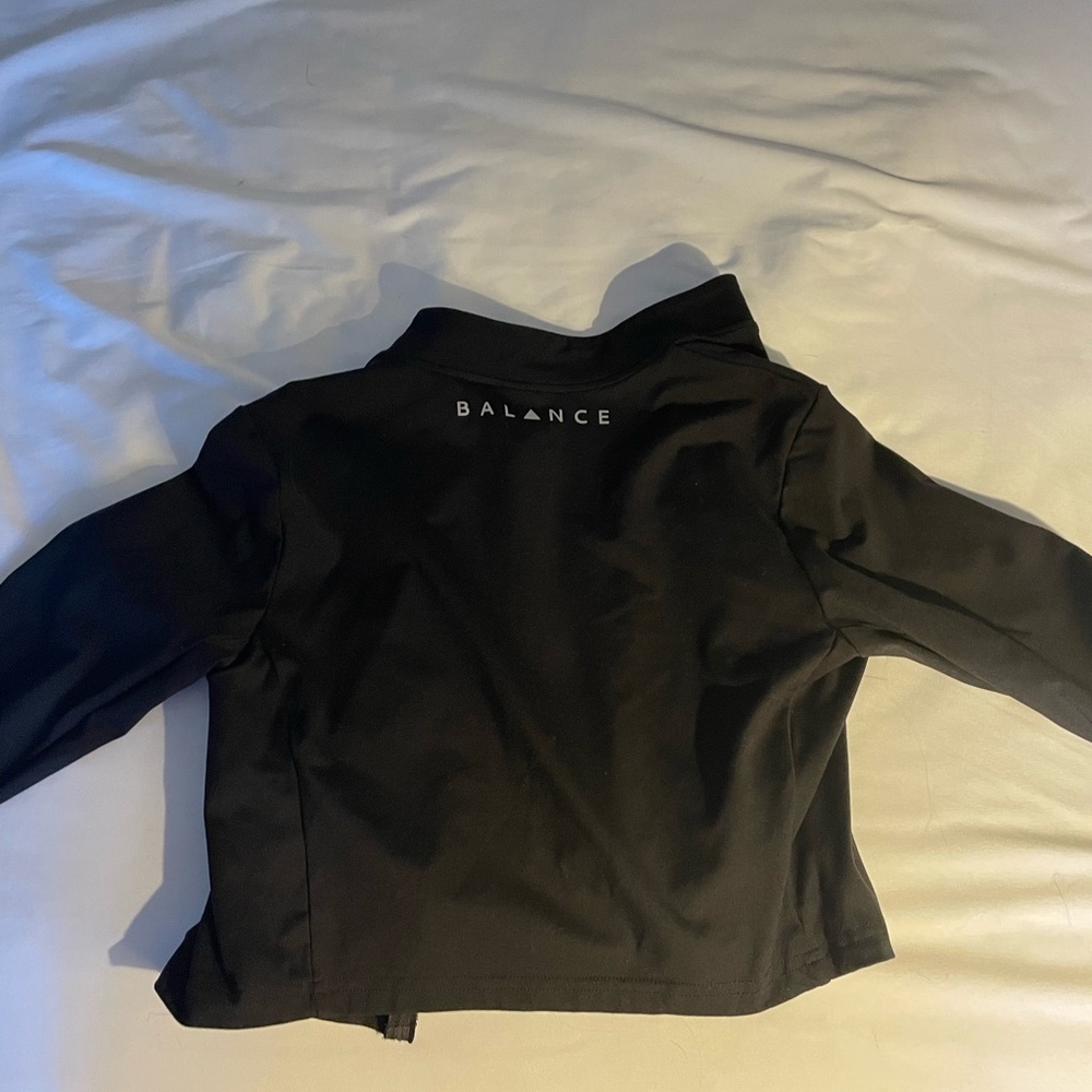 Balance athletica black crop jacket